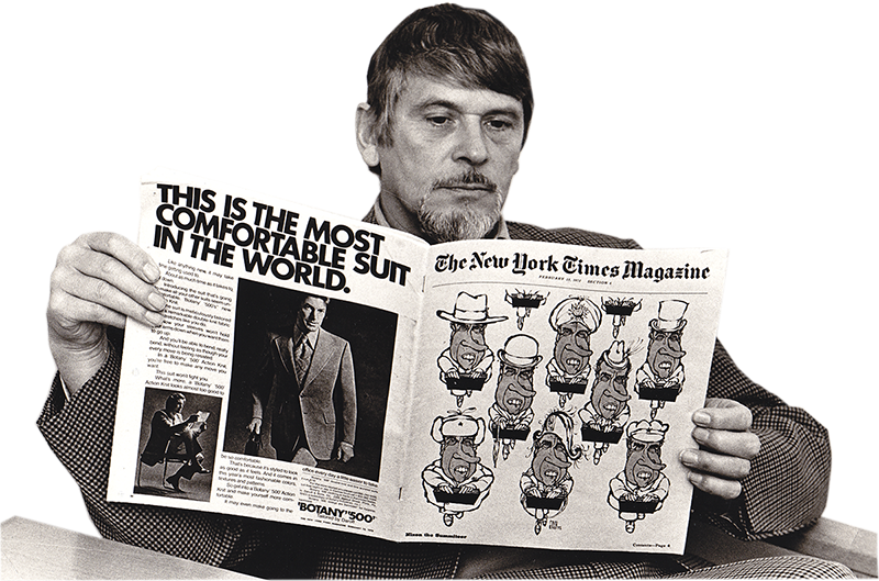 EWK i The New York Times Magazine 1972.